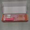 3.5 Medium Claw Clips, 6 Pcs Square Hair Clips for Thick and Thin Hair, Strong Hold Banana Jaw Clips, Cute Hair Accessories for Women and Girls (Pink)