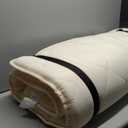 Japanese Floor Mattress with Washable Cover, Folding Futon Mattresss, Tatami Mat Sleeping Pad with Thicken Memory Foam, Roll Up Floor Lounger Bed for Kids Adults (Twin 80"39"2.6")