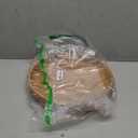 Coffee Table Tray Round Rattan Ottoman Tray Woven Serving Trays with Handles for Home and Kitchen Decorative Natural (Large 14 inch x 2.4 inch)