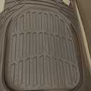 Motor Trend FlexTough Deep Dish All-Weather Floor Mats, Waterproof Trim-To Fit Mats for Cars, Trucks, SUVs - Universal Automotive Floor Liners, Car Accessories, Brown