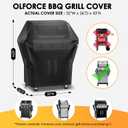 Grill Cover 32 Inch for Outdoor Grill,Grill Cover for Outdoor Waterproof Weather Resistant,UV & Fade Resistant, Compatible with Weber Nexgrill Charbroil Kenmore Gas BBQ, Black