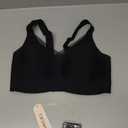 OEAK Womens Wireless Bras V Mesh Comfortable Bralette Supportive Tshirt Bra No Underwire Seamless Push Up Everyday Bras (M, Black)