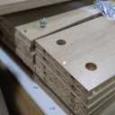 IDEALHOUSE Rattan 5 Drawer Dresser, 44''Tall Narrow Chest of Drawer, Farmhouse Wooden Vertical Dresser with Metal Legs and Handles, Modern Cabinet for Bedroom, Living Room, Oak (Natural)