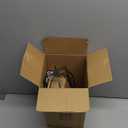 Industrial Table Lamp, Small Touch Lamp with Rustic Cage Vintage Bedside Lamp 3 Way Dimmable Nightstand Lamp Edison Desk Lamp for Bedroom, Living Room, Hallway, Entryway, Kitchen, 4W LED Bulb Included (Black with Brushed Gold)