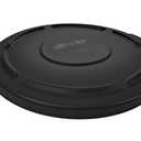 Rubbermaid Commercial Products BRUTE Heavy-Duty Round Trash/Garbage Lid 44-Gallon Black for Landscapers/Construction Sites/Restaurants/Back of House/Offices/Warehouses/Commercial Environments