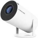 Auto Keystone Correction Portable Projector, 4K/ 200 ANSI Smart Projector with 2.4/5G WiFi,