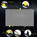 AUTOSAVER88 Radiator Compatible with 1998 1999 2000 2001 2002 Accord 1999-2001 TL L4 V6 2.3L 3.0L 3.2L