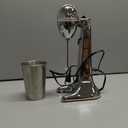 Hamilton Beach DrinkMaster Electric Drink Mixer, Retro Milkshake Maker & Milk Frother, 2 Speeds, Extra-Large 28 oz. Stainless Steel Cup, Classic Chrome