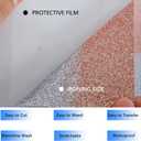 HTVVETUR Glitter Rainbow Heat Transfer Vinyl - 12" x 8ft Rainbow HTV Vinyl Glitter Iron on Vinyl