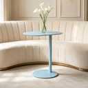 C Shaped End Table Small Side Table Living Room, Metal C Table for Sofa, 23.6 inches