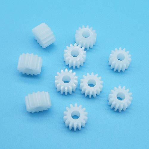 143A 0.5M Gears 14 Teeth Modulus 0.5 Plastic Pinion Toy Parts Accessories 10pcs/lot - (Number of Teeth: 14 Teeth, Hole Diameter: 3mm Tight)