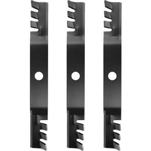Gator Mower Blade 60'' for Kubota K5647-34330 K5647-34340 70000-25001,for Kubota ZD21, ZD25, ZD28, ZD321, ZD326, ZD331, ZG327 60 inch Mulching Blades, 3 pck