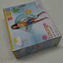 Intex 58859EP Sit 'N Float Inflatable Pool Float: Pool Lounge with Built-in Cup Holders – Heavy-Duty Handles – 220lb Weight Capacity – 58" x 39" – Colors May Vary