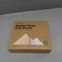 KeaBabies 2-Pack Organic Crib Sheets for Boys, Girls - 52x28 Fitted Crib Mattress Sheet Neutral, Breathable Jersey Cotton Cover for Baby Bed, Toddler Mattress, Soft & Cute Prints (Butterflies)