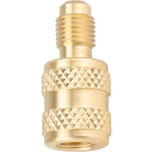 Navac A2L Adaptor for LH A2L Refrigerant Tanks, F2010 - Compatible with R32 and R454B Refrigerant Cylinders, Durable Construction, No Depressor, Easy Identification, 1 Pack