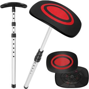 Portable Golf Travel Bag Support Pole, Umbrella Anti-Impact Support Cover Protector and Aluminum Alloy Rod, Golf Club Travel Bag Support System Protect Club (Dark Red)