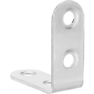 SOUJAP 2 PCS 1.57 x 1.57 Inch L Bracket Corner Brace, 40 x 40 x 16mm Stainless Steel 90 Degree Angle Brackets for Wood, Shelves, Furniture and Cabinet