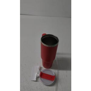 New Version 40oz Stainless Steel Vacuum Insulated Tumbler with Lid and Straw for Water, Smoothie and More, Iced Tea or Coffee (Christmas Red)