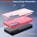 zapica Designed for Samsung Galaxy S26 Plus Case, Light Pink