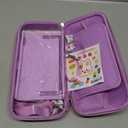 Younik Switch 2 Accessories Bundle, 15 in 1 Purple Switch 2 Accessories Kit for Girls Include Switch 2 Carrying Case, Shoulder Strap, Wrist Strap & Stickers, Protective Case for Switch Console & J-Con