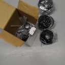 Onsogi Regular Mouth Plastic Mason Jar Soap Dispenser Pumps and Lids- Rust-Proof Mason Jar Accessories Rustic Farmhouse Kitchen Counter Top Bathroom Decor and Organization - 6 Pack, Black