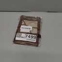 MALEDEN Refillable Spiral Daily Notepad Classic Embossed Travel Journal Diary (Brown)