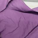 LYANER Women's Collar V Neck Wrap Front Cross Tie Back Cap Sleeve Crop Top Blouse.M