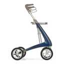 byACRE Carbon Ultralight Rollator - World's Lightest Carbon Rollator - Only 10.6 lbs/for Indoor and Outdoor Use/Foldable and Easy to Travel with (Royal Blue, Compact Track)