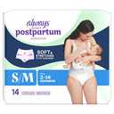Always Discreet Postpartum Underwear,Small/Medium 