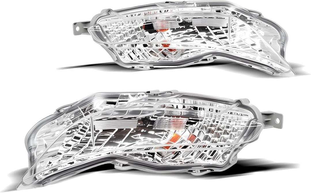 Nakkaa Fog Lights Assembly Compatible with Camry LE SE 2015 2016 2017 Passenger and Driver Side Front Fog Lamp W/Bulbs TO2531153 TO2530153