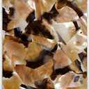 Flaunt Official Square Protective Case - Compatible with iPhone 16 Pro Max - Compatible with MagSafe & Wireless Charging - Drop-Tested & Shockproof - (Brown Abalone)