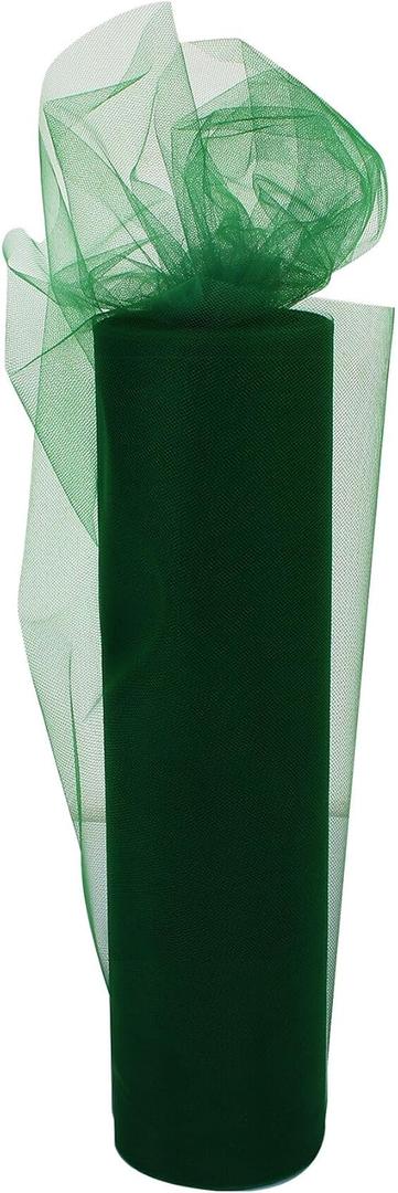 Dark Green Tulle Roll Spool 24 Inch x 100 Yards for Tulle Decoration