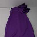 Memoriesea Women's Ruffle Sleeveless Bodycon Knee Length Party Pencil Midi Dress XL