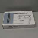 COMESOON Elevated Dog Bowls for Small Medium Dogs, 3 Height Adjustable Raised Stand with 2 Thick 6" Stainless Steel Food Bowls, Non-Slip Feeder Adjusts to 2.75", 6", 7.5", Grey