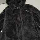 Eddie Bauer Boys' Quest Plush High Pile Faux Sherpa Hooded Jacket (Black, XS)