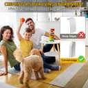 2 Pack End Caps for Baseboard Heater Covers, Includes Silicone Left and Right Radiator Cover, Fits Most Standard Baseboard Heaters, Easily Trim to Fit, Durable, Efficient Design (Height 7.75 inches)