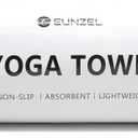 Eunzel Hot Yoga Towel Non Slip Yoga Mat Towel Non-Slip Sweat Absorbent Microfiber Towel for Hot Yoga, Pilates and Workout 72" x 26.5", Olive