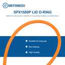 2 x SPX1500P Lid Strainer O-Ring for TurboFlo Pump and Pool Pump 1500 Series, LX, 1700 Series (3/Pack)