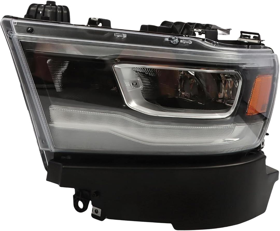 Headlight Assembly Compatible with Ram 1500 2019-2024 w/DRL Front Headlamp Left 68533273AB
