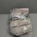 Curtains 60 Inch Length Wide Pinch Pleated Blackout Curtain for Sliding Glass Door/Living Room, Farmhouse Natural Linen Thick Boho Bedroom Heavy Insulated Large Window Drapes (60"W x 90"L x 2 Panels)