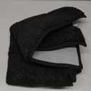 anllugs Bathroom Rugs 20" x 30", Non-Slip Extra Soft Absorbent Bath Rugs, Machine Washable Quick Dry Bath Mats for Bathroom Floor, Shower, Bathtub and Sink, Black