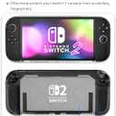 Dockable Case for Nintendo Switch 2 (2025), FANPL Protective Grip Cover for Switch 2 and JoyCon Controller - STYL Mecha