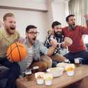 24 Pieces Basketball Hoop Snack Cups, Basketball Party Decorations, Disposable Snack Cups and Bowls for Ball-Themed Parties to Hold Snacks and Treats