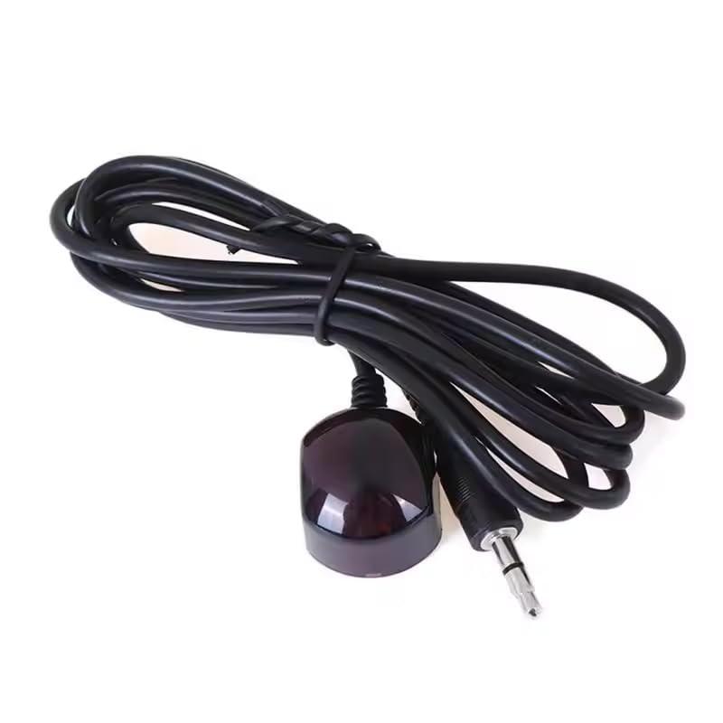 Hididi 3.5mm to IR Receiver Cable 5FT Infrared Remote Control Extender Repeater Cable 1.5m3 Receiver Extension Cord for Extender Repeater System IR Emitter for Set Top Box