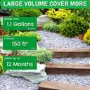 Mulch Glue for Landscaping, Rock Glue Pea Gravel 1.1 Gallon | Stones Binder, Long-Lasting Strong Safe Bond Lock Rubber Mulch for Cypress, Lawn, Patio, Garden