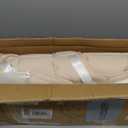 Baby Bouncer,Adjustable Baby Rocker, 3-in-1 Wooden Rocker Chair with 5-Point Harness, Recliner Seat for Infant to Toddlers,Beige