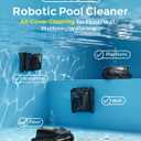 2026 Upgrade OUCAXIA Robotic Pool Vacuum, 4L Large Capacity Pool Vacuum for Inground & Above Ground Pools Wall Climbing Pool Robot for Floor/Wall/Waterline/All Cover Up to 2200sq.ft, Auto-Parking
