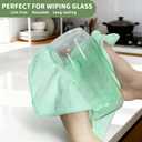 2 x 25 Pack Microfiber Cleaning Cloths11.8x11.8InThin Microfiber Towels Bulk, Towels for HomeKitchen,CarsCleaning Rags 5 ColorsQuick-Dry,Lint-Free