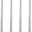 Sumind 4 Pieces Light up Wand Fairy Princess Magic Wands with Sound, Illuminating Witch Wizard Wand, Costume Accessory for Christmas Birthday Party Gift Favors(Silver)