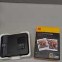 KODAK Mini Shot 3 Retro 4PASS 2in1 Instant Digital Camera and Photo Printer (3x3 inches) Initial 8 Sheets + 30 Sheets Cartridge Bundle, Yellow (NOT Zink)